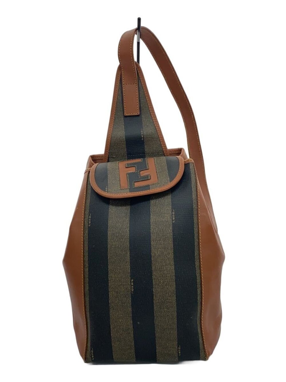 Fendi Hobo Bag Pecan Leather Surface